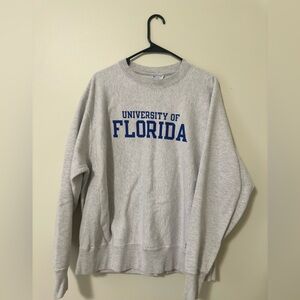 Champion Gray University of Florida Crewneck Sweater